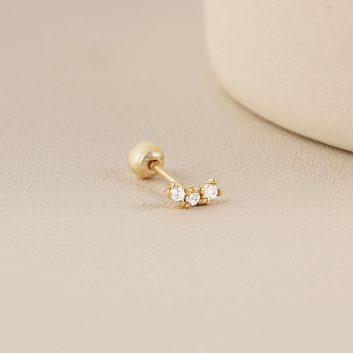 14K SOLID GOLD ETHLBERT PIERCING