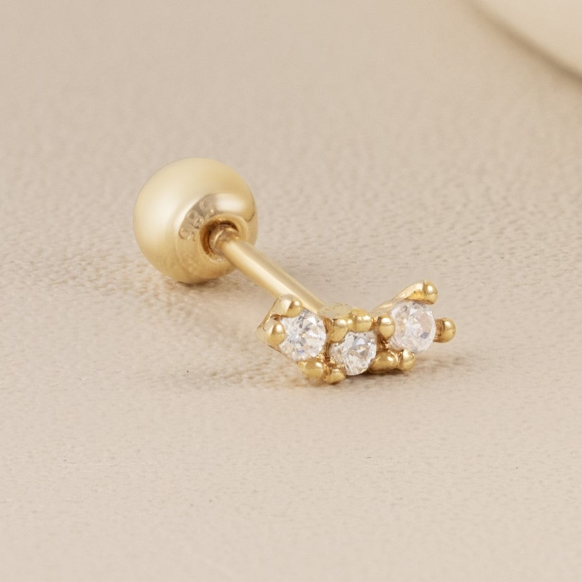 14K SOLID GOLD ETHLBERT PIERCING