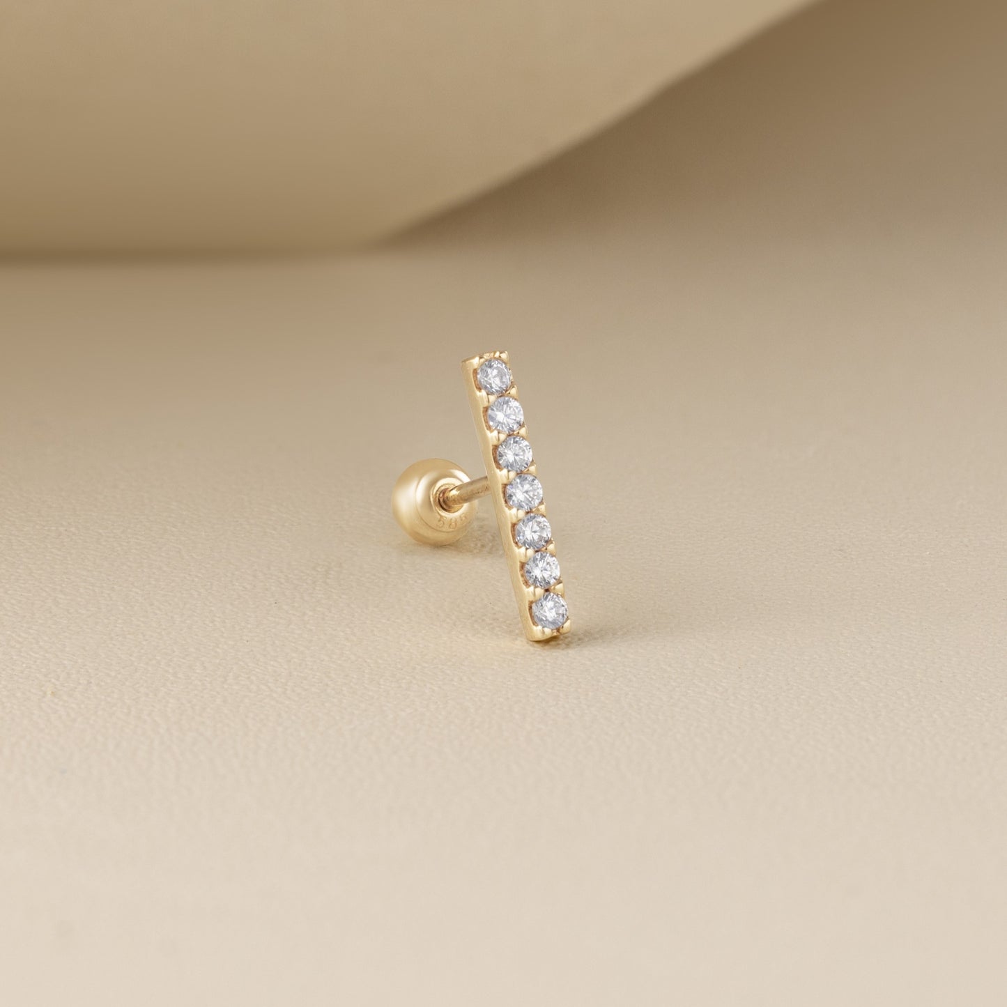 14K SOLID GOLD DELLA PIERCING