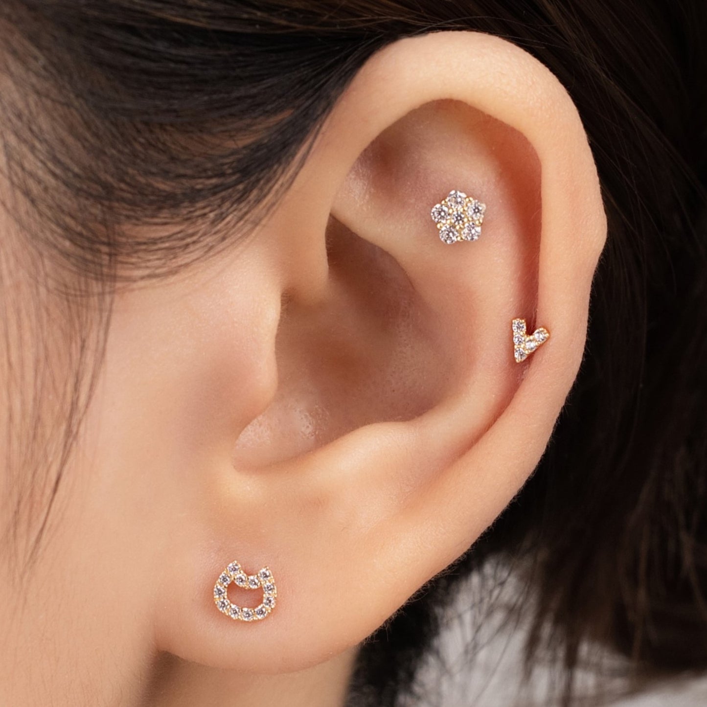 14K SOLID GOLD NOLANA PIERCING