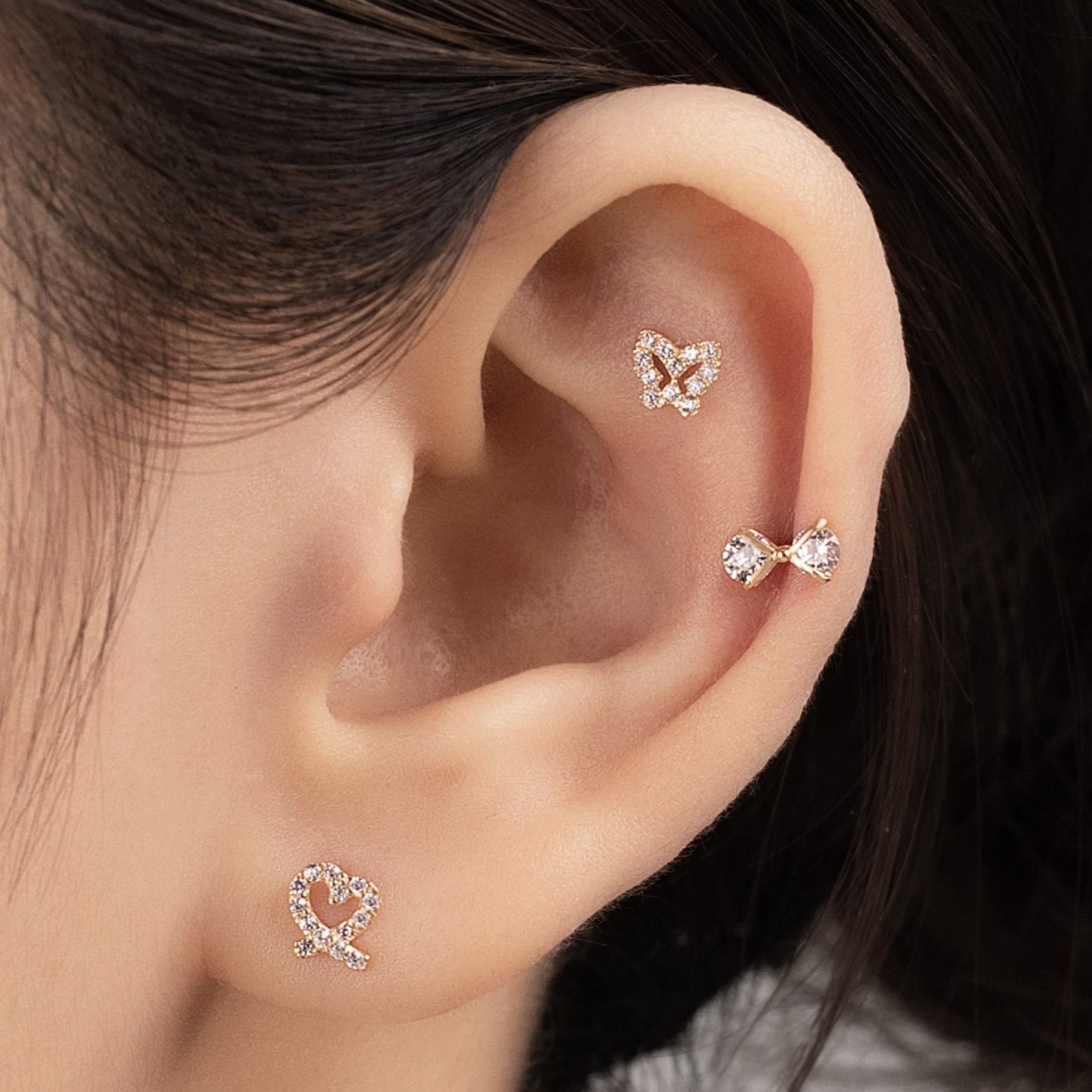 14K SOLID GOLD FAYE PIERCING