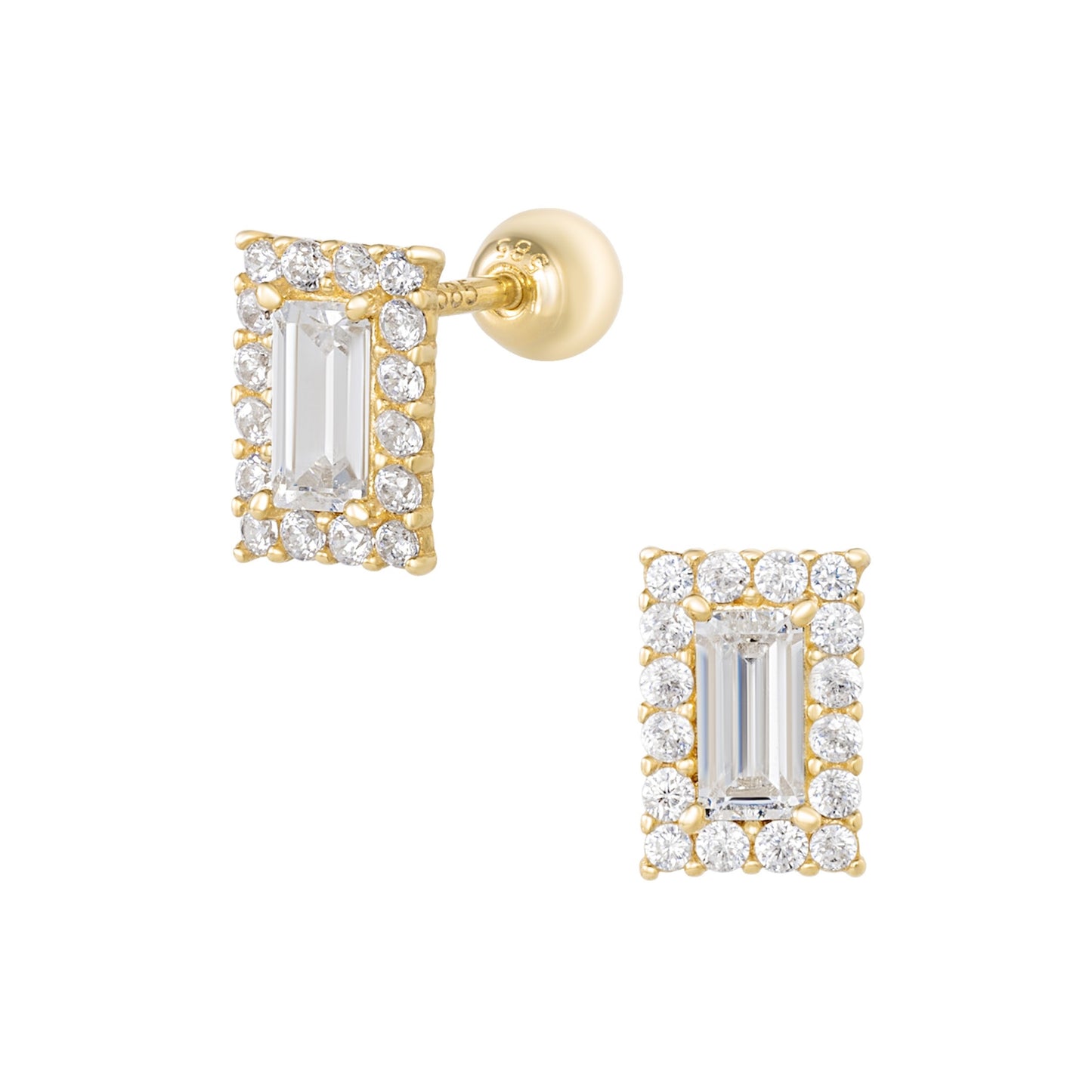14K SOLID GOLD ALVA PIERCING