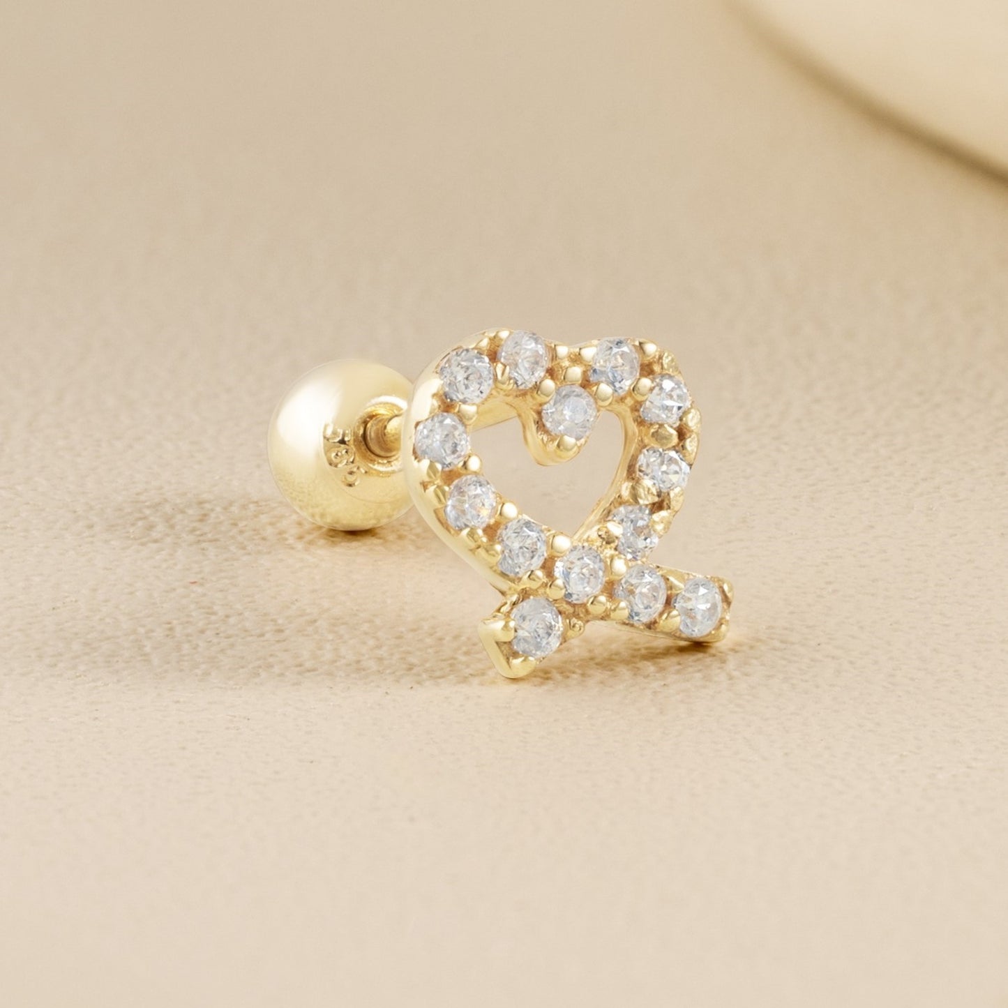 14K SOLID GOLD FAYE PIERCING