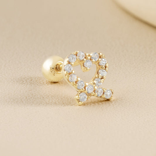 14K SOLID GOLD FAYE PIERCING