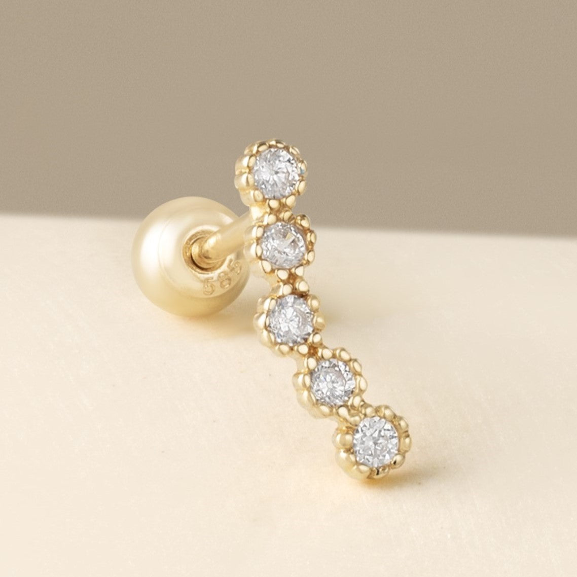 14K SOLID GOLD XAVIA PIERCING