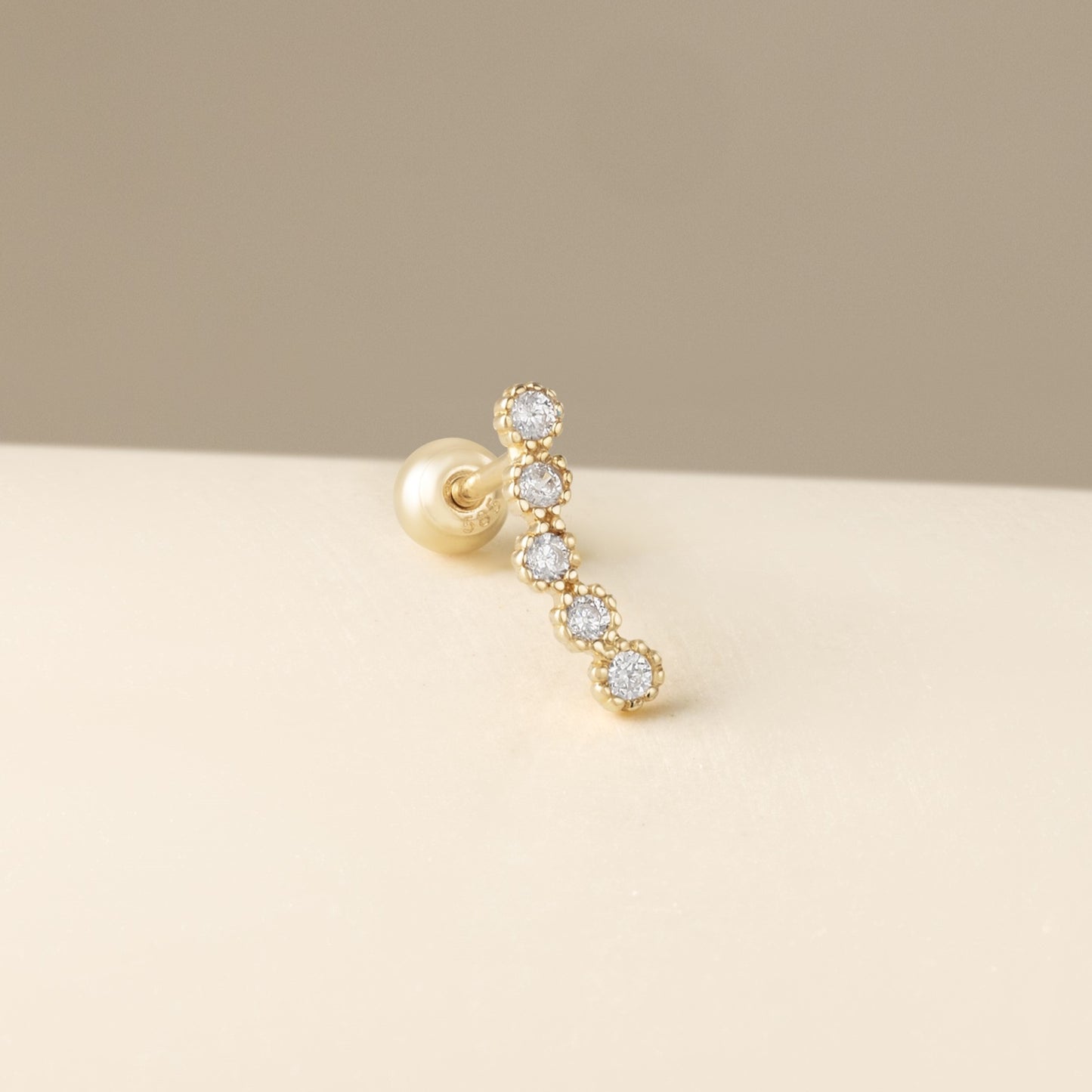 14K SOLID GOLD XAVIA PIERCING
