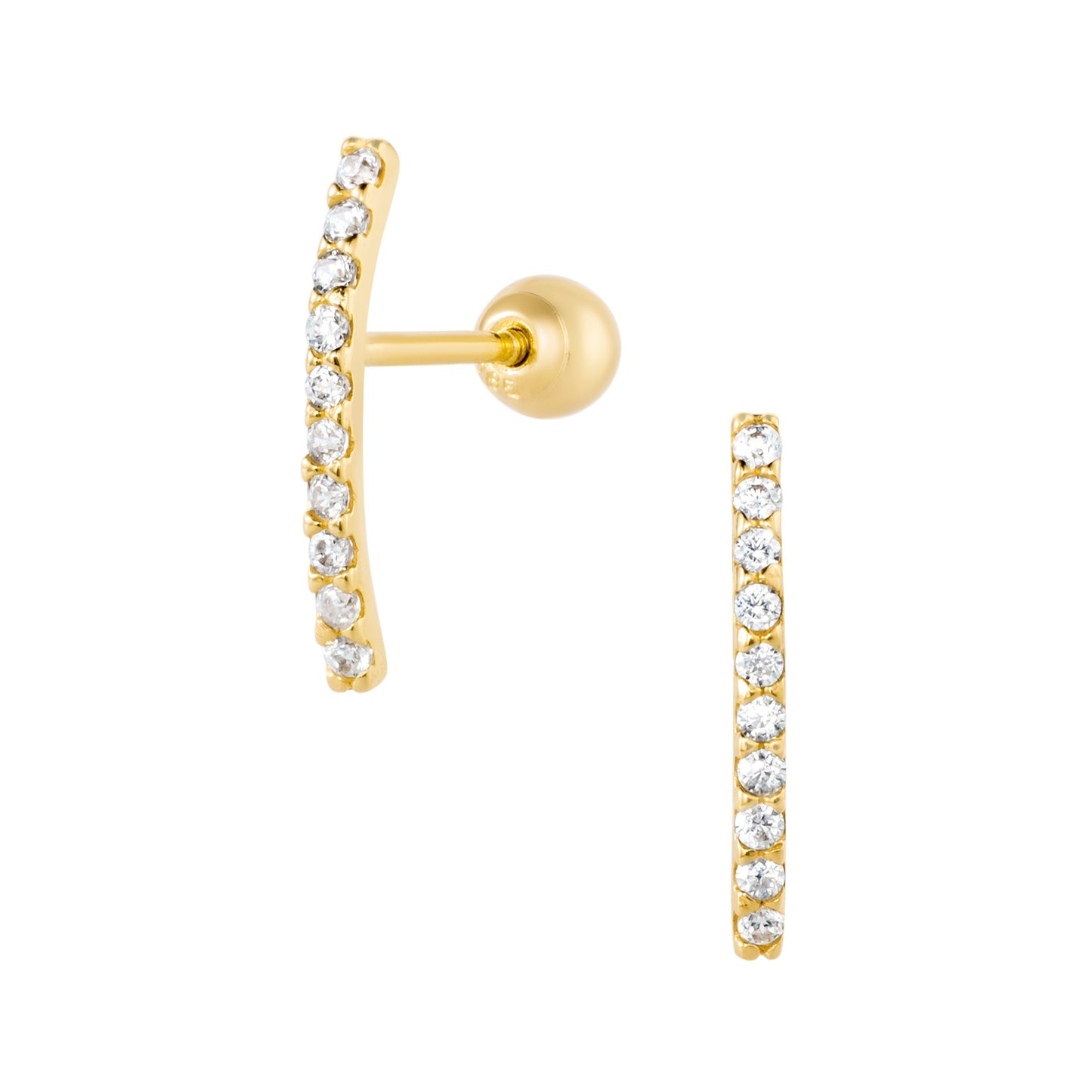 14K SOLID GOLD  BONNIE PIERCING