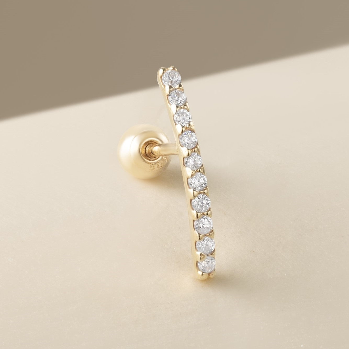 14K SOLID GOLD  BONNIE PIERCING