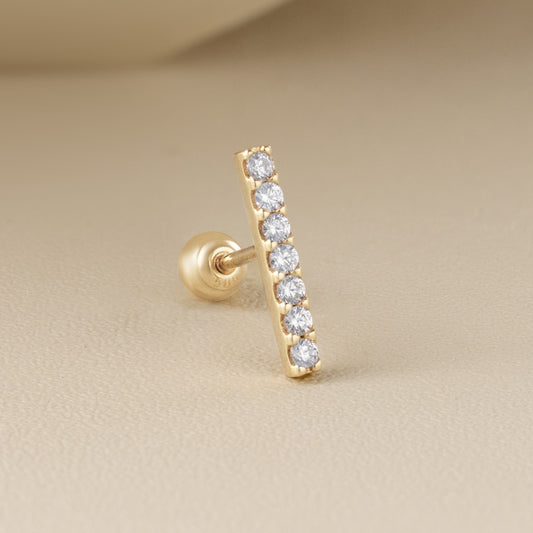 14K SOLID GOLD DELLA PIERCING