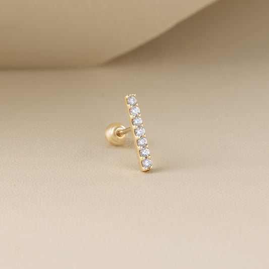 14K SOLID GOLD DELLA PIERCING