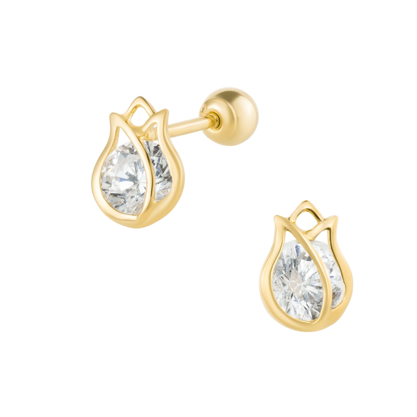 14K SOLID GOLD BELLAROSE PIERCING