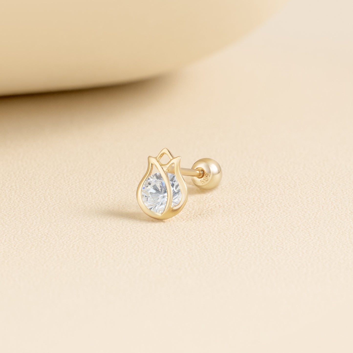 14K SOLID GOLD BELLAROSE PIERCING