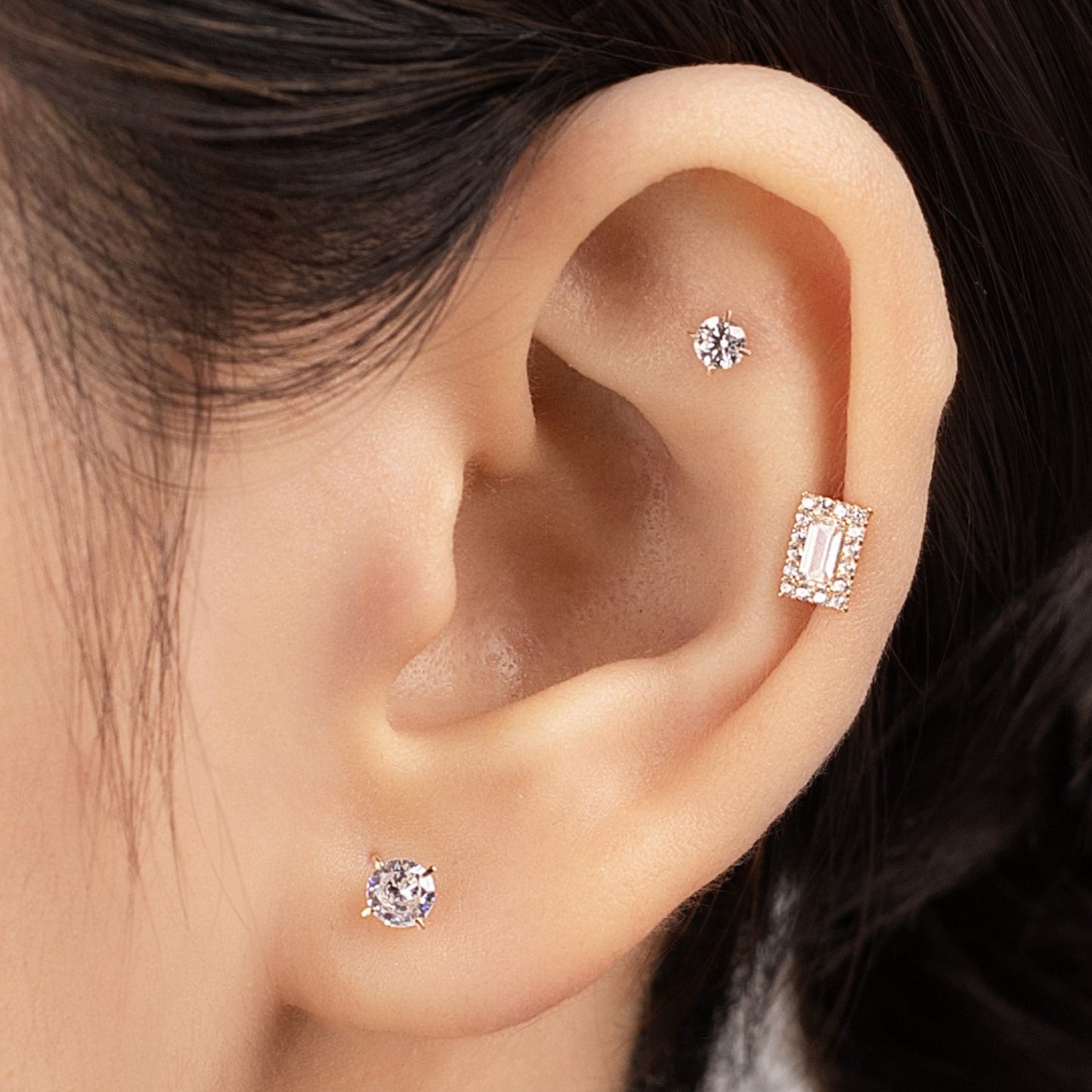 14K SOLID GOLD ALVA PIERCING