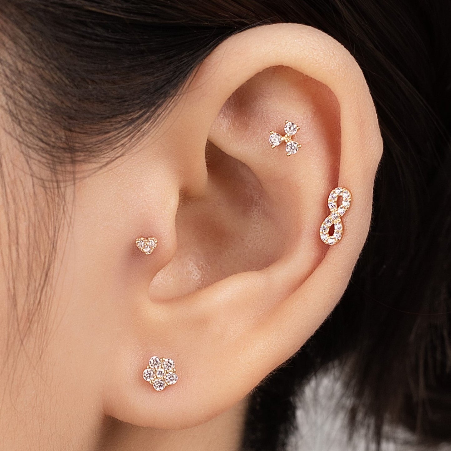 14K SOLID GOLD NOLANA PIERCING