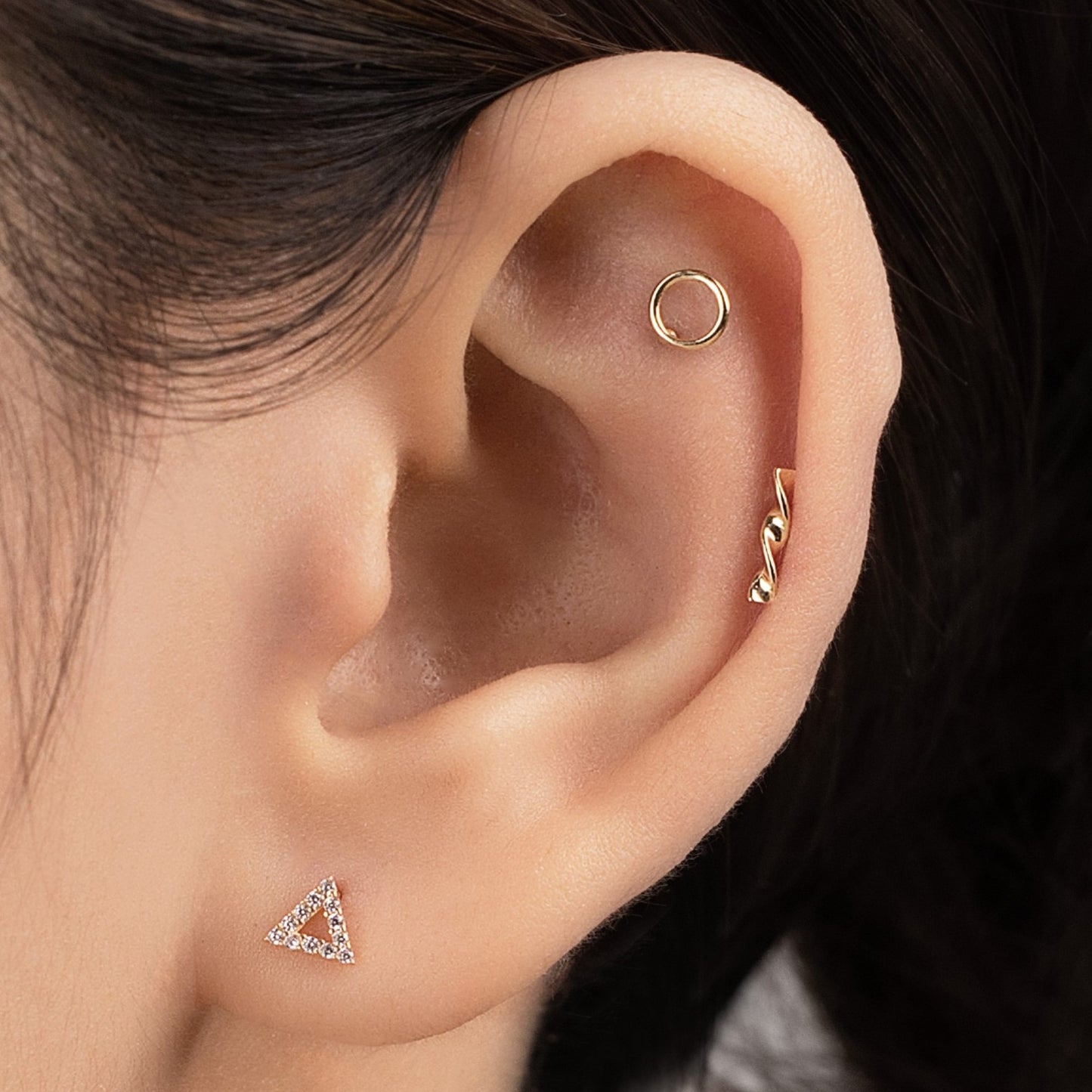 14K SOLID GOLD KEELIN PIERCING