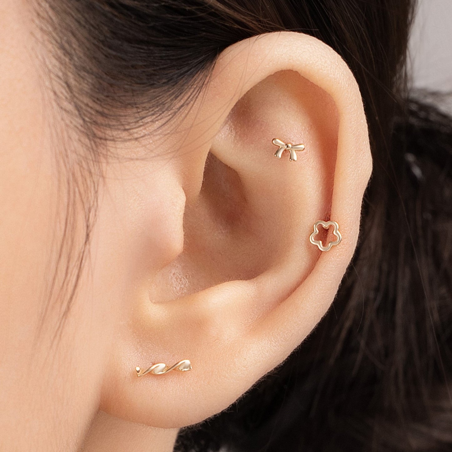 14K SOLID GOLD KEELIN PIERCING